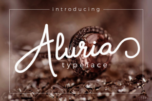 Aluria: A Script Font That Works for Campaigns