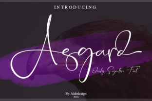 Asgard: A Premium Script Font for Modern Web Design