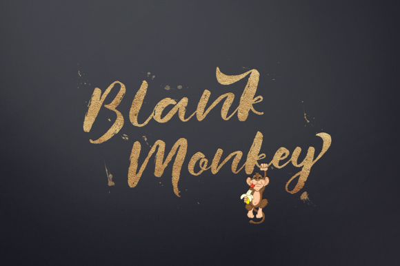 Blank Monkey: A Font That Breathes Life into Your Handmade Creations