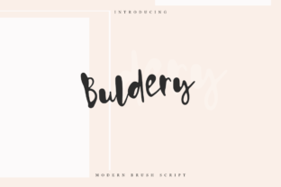 Buldery: A Script Font for Editorial Elegance