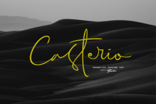 Casterio: A Script Font with a Carefree Modern Spirit