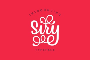 Choosing the Right Font: Siry for a Romantic and Eye-Catching Design