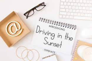 Driving in the Sunset: A Font for Web Designers