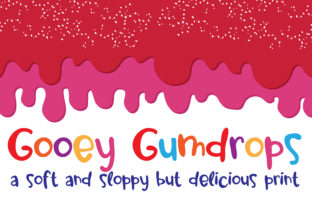 Gooey Gumdrops: A Playful Typeface for Editorial Design