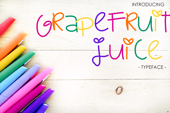 Grapefruit Juice: A Girly Script Font That Feels Like a First Draft with Heart