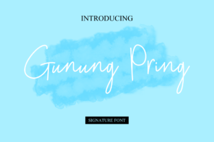 Gunung Pring: The Font That Elevates Your Digital Brand