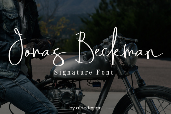 Jonas Beckman: A Warm, Polished Script Font for Real Small Business Branding