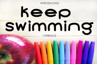 Keep Swimming: A Bold Font for Digital Design