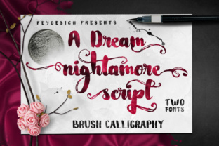 Nightamore: A Script Font for Beautiful, Readable Craft Projects