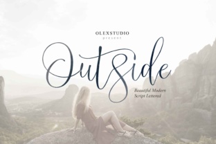Outside: A Script Font with Elegance and Versatility