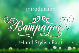 Rampagoe: A Swashy Script Typeface for Hero Sections & Brand Moments